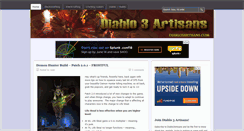 Desktop Screenshot of diablo3artisans.com
